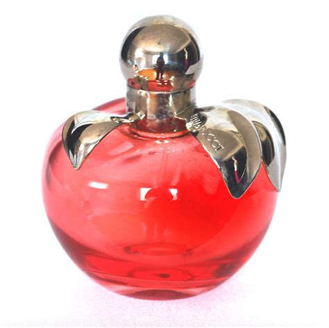 nina ricci perfume apple bottle.